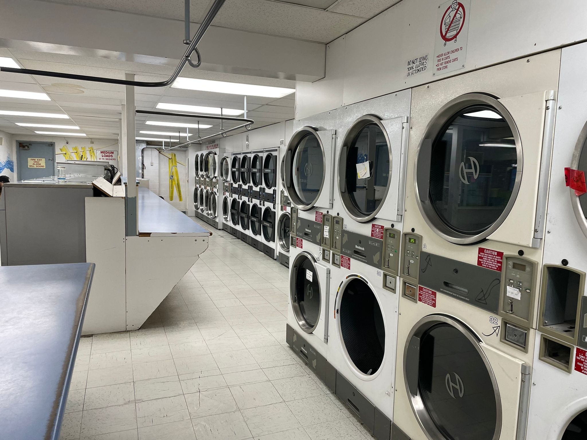 Clean washing machines at Soap Opera Laundry Winnipeg